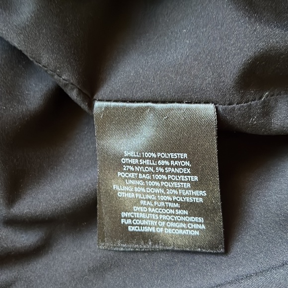 Elie Tahari Down Coat with Fur Hood - Picture 6 of 8